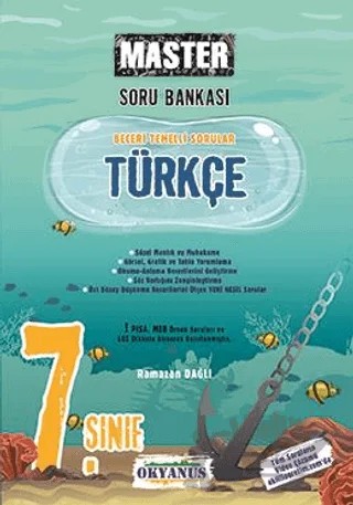 7. Sınıf Master Türkçe Soru Bankası – Kolektif – Okyanus Yayınları kitap kapağı
