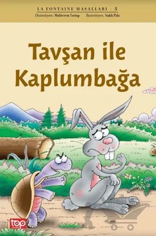 La Fontaine Masalları - Tavşan ile Kampumbağa – Kolektif – Top Yayıncılık kitap kapağı