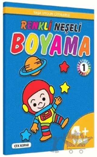 Renkli Neşeli Boyama 1 4+ Yaş – Kolektif – Pinokyo Yayınları kitap kapağı
