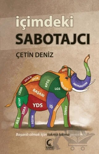 İçimdeki Sabotajcı – Çetin Deniz – Kamer Yayınları kitap kapağı