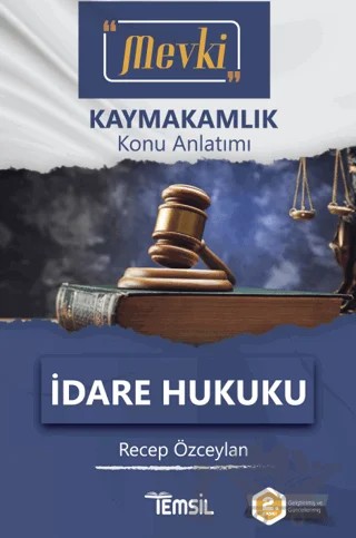 Mevki İdare Hukuku Kaymakamlık Konu Anlatımı – Recep Özceylan – Temsil Kitap kitap kapağı