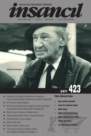 İnsancıl Aylık Kültür Sanat Dergisi Sayı: 423 Ekim 2025 – İnsancıl Dergisi Yayınları kitap kapağı