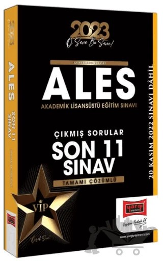Yargı Yayınları 2023 ALES Tamamı Çözümlü Son 11 Sınav Çıkmış Sorular – Kolektif – Yargı Yayınevi kitap kapağı
