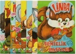 Hophop Masallar - El Yazılı (8 Kitap Takım) – Kolektif – Damla Yayınevi kitap kapağı