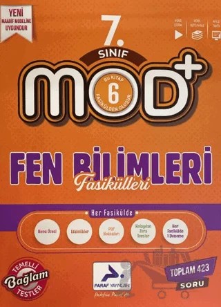7. Sınıf Mod Fen Bililimleri Anlatım Fasikülleri – Kolektif – Paraf Yayınları kitap kapağı