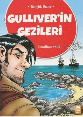 Gulliver' in Gezileri – Jonathan Swift – Ema Genç kitap kapağı