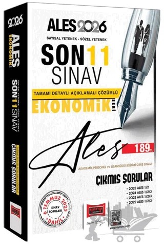 2026 ALES Sayısal-Sözel Yetenek Son 11 Sınav Çıkmış Sorular (Ekonomik Baskı) – Kolektif – Yargı Yayınevi kitap kapağı