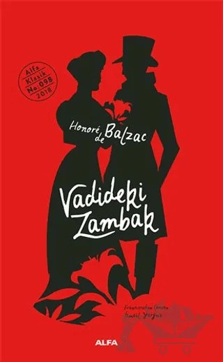 Vadideki Zambak – Honore de Balzac – Alfa Yayınları kitap kapağı