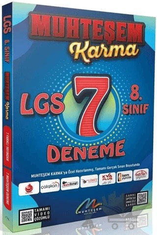 Muhteşem Karma LGS 7’Lİ Deneme – Kolektif – Muhteşem Yayınları kitap kapağı