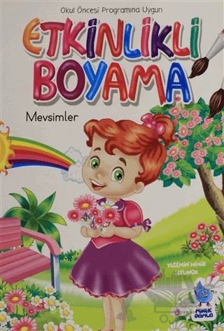 Etkinlik Boyama - Mevsimler – Yasemin Mimir Altunok – Damla Yayınevi kitap kapağı