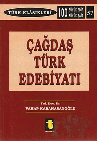 Çağdaş Türk Edebiyatı – Vahap Kabahasanoğlu – Toker Yayınları kitap kapağı