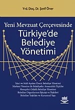 Türkiye'de Belediye Yönetimi – Şerif Öner – Nobel Yayın kitap kapağı