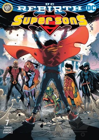 Super Sons Sayı 7( DC Rebirth ) – Peter J. Tomasi – JBC Yayıncılık kitap kapağı