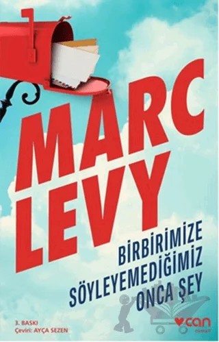 Birbirimize Söyleyemediğimiz Onca Şey – Marc Levy – Can Yayınları kitap kapağı