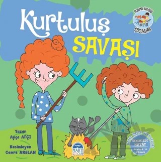 Kurtuluş Savaşı - Pijama Kulübü Çocukları – Ayça Atçı – Martı Çocuk Yayınları kitap kapağı