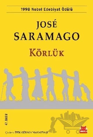 Körlük – Jose Saramago – Kırmızı Kedi Yayınevi kitap kapağı