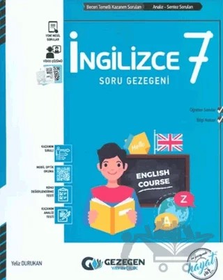7. Sınıf İngilizce Soru Gezegeni – Yeliz Durukan – Gezegen Yayıncılık kitap kapağı