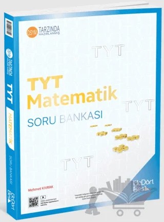 2025 TYT Matematik Soru Bankası – Mehmet Kıvrak – Üç Dört Beş Yayınları kitap kapağı