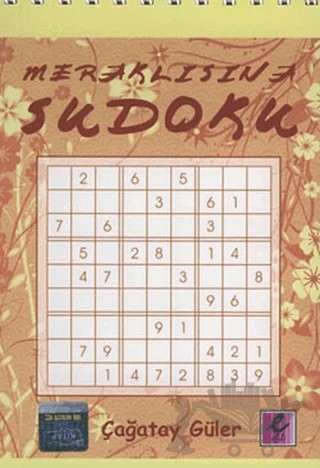 Meraklısına Sudoku – Çağatay Güler – Efil Yayınevi kitap kapağı