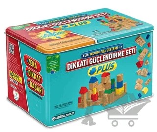 Dikkati Güçlendirme Seti Plus 4 Yaş (Metal Kutulu) – Osman Abalı – Adeda Yayınları kitap kapağı