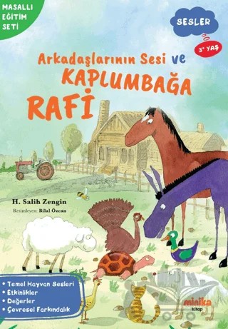 Arkadaşlarının Sesi ve Kaplumbağa Rafi – H. Salih Zengin – Minika kitap kapağı