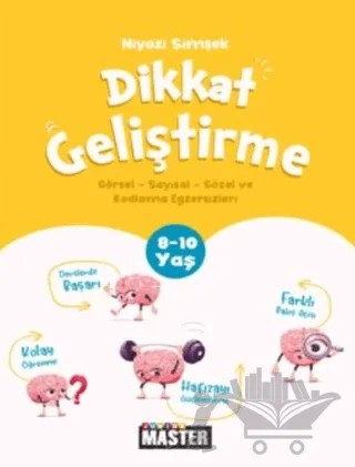 8-10 Yaş Junior Master Dikkat Geliştirme Egzersizleri – Kolektif – Okyanus Yayınları kitap kapağı