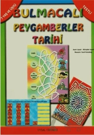 Bulmacalı Peygamberler Tarihi – Asım Uysal, Mürşide Uysal – Uysal Yayınevi kitap kapağı