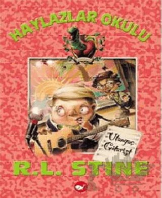 Haylazlar Okulu - 5 : Utangaç Gitarist – R. L. Stine – Beyaz Balina Yayınları kitap kapağı