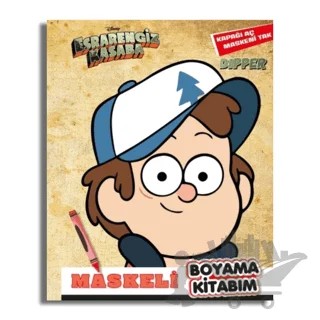 Maskeli Boyama Kitabım Dipper - Esrarengiz Kasaba – Kolektif – Beta Kids kitap kapağı
