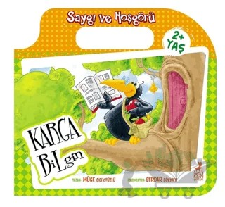 Karga Bilgin - Saygı ve Hoşgörü – Müge Çiçekyüzlü – Ren Çocuk kitap kapağı