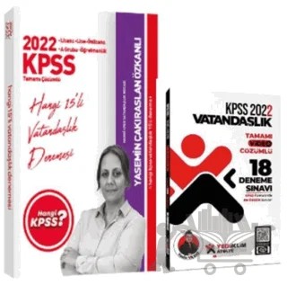 2022 Hangi KPSS Vatandaşlık 15 Deneme + Yediiklim Atölye 18 Çözümlü Vatandaşlık Deneme Seti – Kolektif – Hangi KPSS Yayınları kitap kapağı