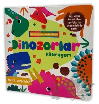 Büyük Sürprizler - Dinozorlar Kükrüyor! – Kolektif – Uçan Fil Yayınları kitap kapağı