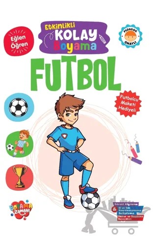Etkinlikli Kolay Boyama – Futbol – Kolektif – Boyama Zamanı kitap kapağı