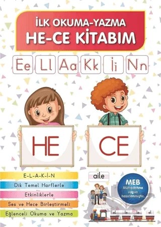 İlk Okuma - Yazma He-ce Kitabım – Ahmet Altay – Parıltı Yayınları kitap kapağı
