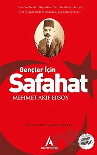 Gençler İçin Safahat – Mehmet Âkif Ersoy – Aperatif Kitap Yayınları kitap kapağı