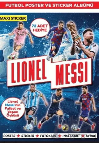 Messi Poster ve Sticker Albümü 003 – Ersin Barboros – Maxi Yayıncılık kitap kapağı