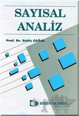 Sayısal Analiz – Behiç Çağal – Birsen Yayınevi kitap kapağı