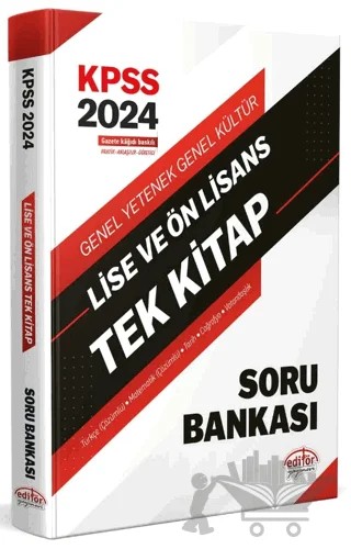 KPSS Lise ve Ön Lisans Tek Kitap Soru Bankası – Kolektif – Editör Yayınevi kitap kapağı