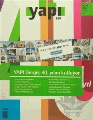 Yapı Dergisi Sayı: 380 / Mimarlık Tasarım Kültür Sanat Temmuz 2013 – YEM Yayın kitap kapağı
