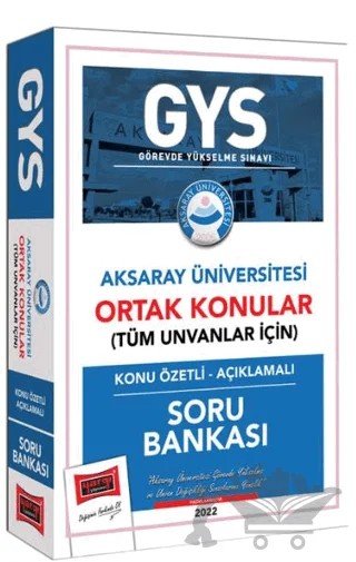 Aksaray Üniversitesi GYS Konu Özetli Açıklamalı Soru Bankası – Kolektif – Yargı Yayınevi kitap kapağı