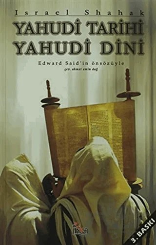 Yahudi Dini Yahudi Tarihi – Israel Shahak – Anka Yayınları kitap kapağı