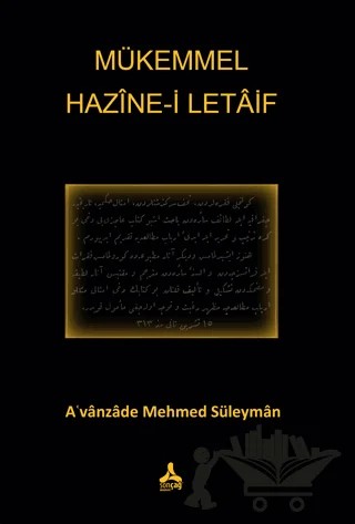 Mükemmel Hazine-i Letaif – Avanzade Mehmed Süleyman – Sonçağ Yayınları kitap kapağı