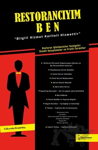 Restorancıyım Ben – Göksenin Demirbaş – İkinci Adam Yayınları kitap kapağı