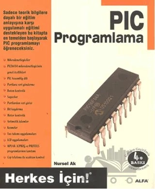 PIC Programlama – Nursel Ak – Alfa Yayınları kitap kapağı