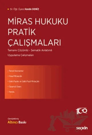 Miras Hukuku Pratik Çalışmaları – Hande Deniz – Seçkin Yayıncılık kitap kapağı