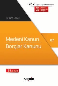 Medeni Kanun – Borçlar Kanunu (Cep Kitabı) – Seçkin Yayıncılık – Seçkin Yayıncılık kitap kapağı