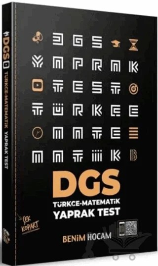 DGS Çek Kopart Yaprak Test ?? – Kolektif – Benim Hocam Yayınları kitap kapağı