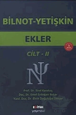 Bilnot - Yetişkin Cilt: 2 – Elvin Doğutepe Dinçer, Emel Erdoğan Bakar, Sirel Karakaş – Eğitim Yayınevi - Ders Kitapları kitap kapağı