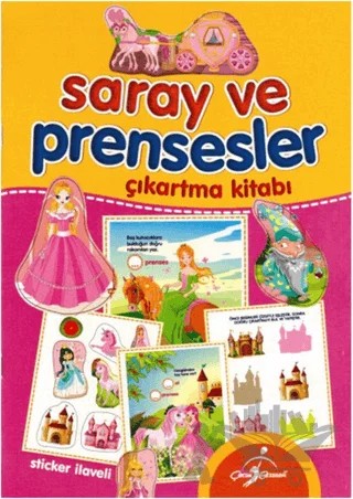 Saray ve Prensesler Çıkartma Kitabı – Kolektif – Çocuk Gezegeni kitap kapağı