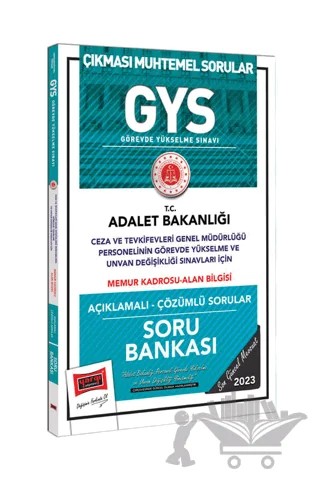 Yargı Yayınları 2023 Adalet Bakanlığı Ceza ve Tevkifevleri Genel Müdürlüğü Personeli Memur Kadrosu Alan Bilgisi İçin Görevde Yükselme ve Değişikliği Sınavlarına Yönelik Açıklamalı Soru Bankası – Kolektif – Yargı Yayınevi kitap kapağı